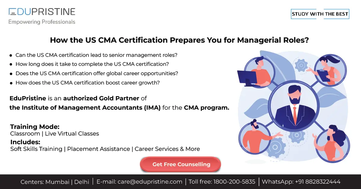 US CMA COURSE FOR MANAGEMENT ROLES